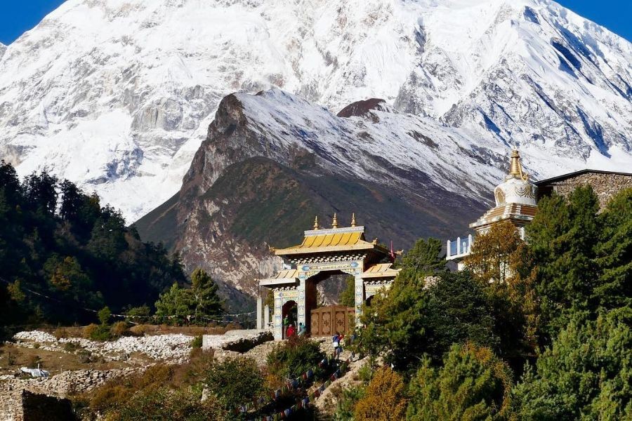 Ribung Monastery Lower Manaslu Region